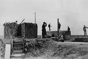 Sandbags: Construction of a German coastal fortification on the Ch