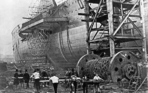 Movable: Construction of the Great Eastern, 1857