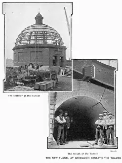 Greenwich: Construction of the Greenwich Foot Tunnel 1902
