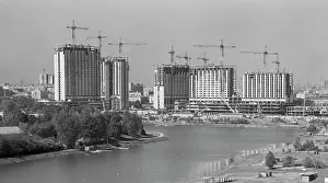 Izmailovo: Construction of hotels in Izmailovo, 1978