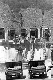 Khristoforov: Construction of Inguri hydroelectric station, 1977