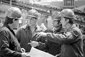 Builders: Construction of KamAZ engine factory, 1975