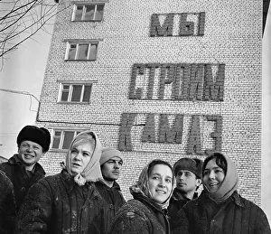 Kamaz: Construction of KamAZ factory, 1972