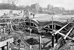 Construction of London Underground early 1900s
