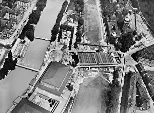 Ludwigs: Construction of the Ludwigsbruecke in Munich