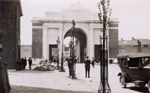 Menin: Construction of Menin Gate, Ypres, Belgium