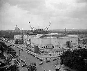 Rs5wnlcgr: Construction of National Gallery of Art, Washington