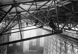 Baden Wuerttemberg: Construction of the new work hall for the construction o