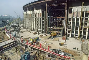 Mira: Construction of Olimpiysky Sports Complex, 1979