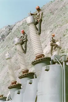 Mounting: Construction of Pamir-1 hydroelectric power station