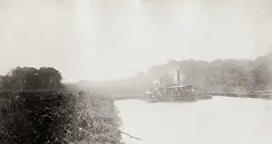 Watercraft: Construction of the Panama canal, Chagres River