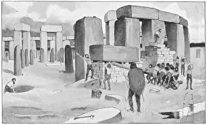 Henge: Construction of a prehistoric stone circle