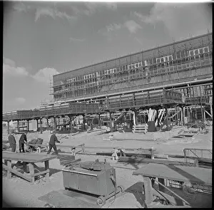Compressor: Construction, rough construction, scaffolding