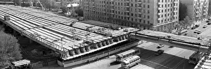 Sozinov: Construction of Rusakovskaya overpass, 1979