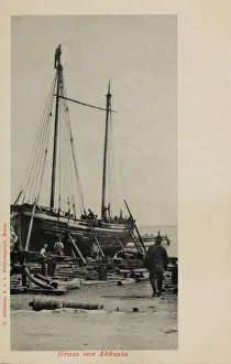 Dockyards: Construction of a sailing ship