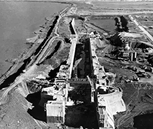 Seaway: Construction of the Sainte Cote Catherine lock, Saint Lawren