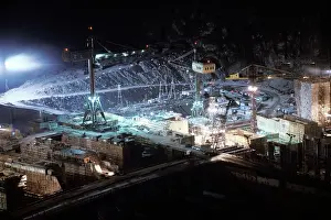 Yenisey: Construction of Sayano-Shushenskaya hydroelectric
