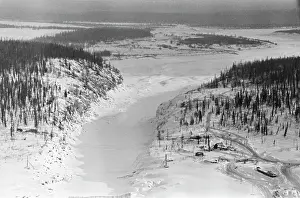 Barmin: Construction site of future hydroelectric power station