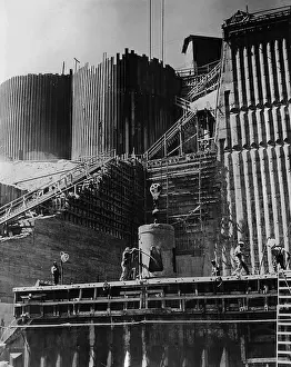 Resource: Construction site of the Grand Coulee Dam, 1937