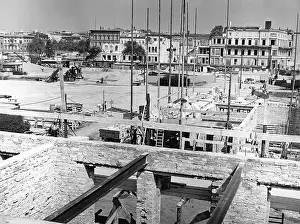 Renamed: Construction site on the Koenigsplatz in Berlin, 1939