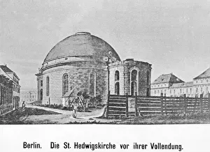 Hedwig: Construction site of St. Hedwigs Cathedral