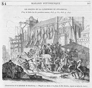 Buiding: Construction of Strasbourg Cathedral