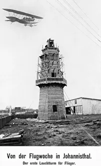 Treptow: Construction of a tower on the Berlin-Johannisthal airfield