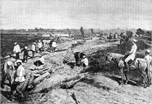 Begun: Construction of the Trans-Caspian Railway (Central