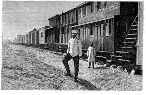 Begun: Construction of the Trans-Caspian Railway (Central