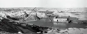 Hydropower: Construction of Volga Hydropower Station, 1953