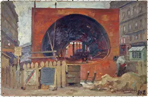 Subway: Construction work on the French Metro