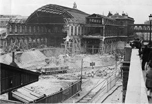 Lest: Construction work at the Gare de l?Est
