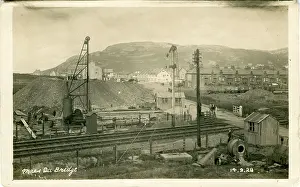 Colwyn: Construction Work at Maesdu Bridge (Level Crossing), Llandud