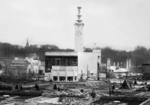 Pavilions: Construction work on the occasion of the World Exhibition in