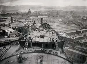 Construction of the world's biggest and fastest liner