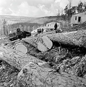 Zvezda: Construction of Zvezda settlement in Irkutsk region, 1974
