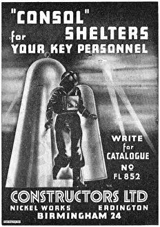 Consol: Constructors Consol Air Raid Shelters For Key Personnel