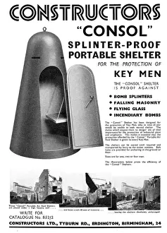 Consol: Constructors Ltd Consol ARP Shelters 1939