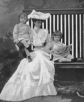 Edwardians: Consuelo, Duchess of Marlborough with her two sons