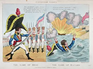 Oversized: Consular games - the game of brag - the game of hazard