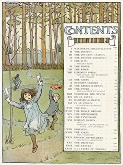 Contents page design, The Visit to London