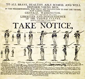 Bodied: Continental Army recruitment broadside. ?