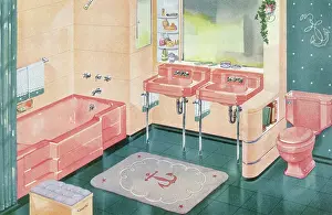 Sinks: Contrasting Bathroom