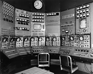 Gauges: Control room at the Bevatron particle accelerator ?