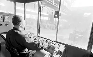 Kladno: Control room - steel mill