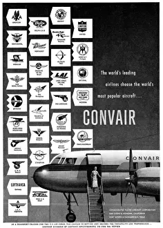 Vultee: Convair Aircraft 1954 Advert