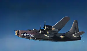 Pb4y2: Convair PB4Y-2 -'D67 flying, under (side view)
