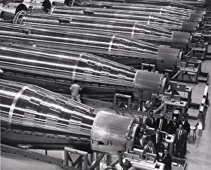 The Convair production line for Atlas ICBMs