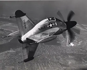 Convair: Convair XFY-1 in horizontal flight