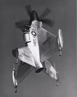 Convair: Convair XFY-1 in vertical flight
